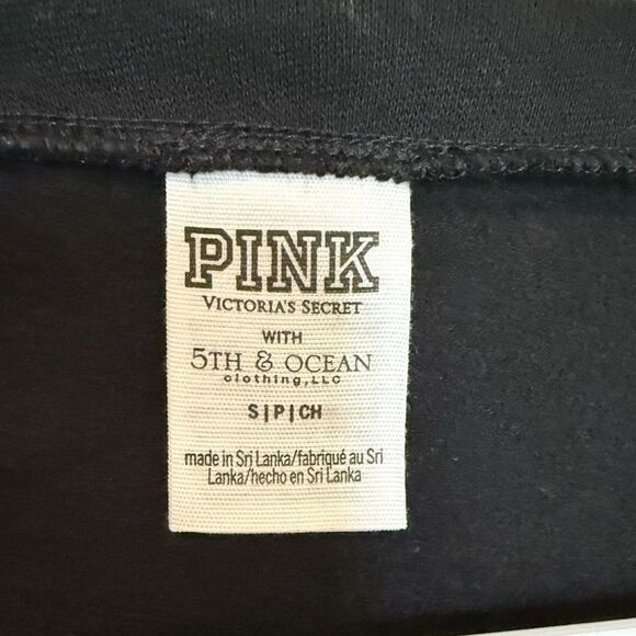 Y2K PINK VICTORIA'S SECRET WITH 5TH & OCEAN U.S. ARMY PINK Sweatshirt Cropped - Picture 8 of 9